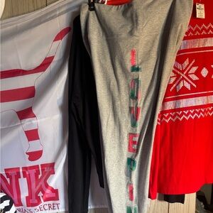 VS PINK LEGGINGS with RHINESTONES SZ XL